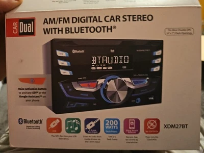 Dual DXDM280BT Double-DIN AM/FM Tuner with CD Player - Image 1 of 3