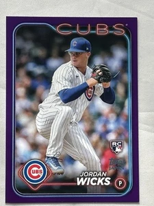 Jordan Wicks RC #113 Topps MLB 2024 Japan Edition Baseball Purple Parallel 32/50 - Bild 1 von 9