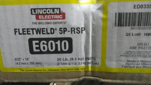 Lincoln Fleetweld 5P-RSP 5/32" E6010 Schweißstab ED033511 20LBS - Bild 1 von 2