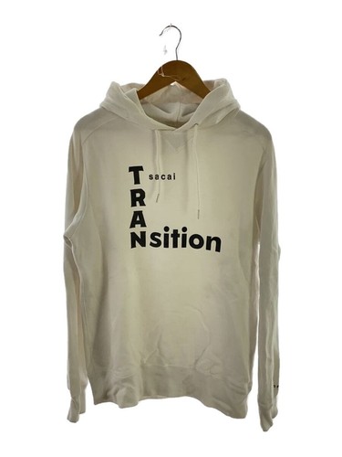 felpa con cappuccio sacai bianca 3 usata