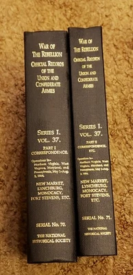 War of the Rebellion of the Union & Confederate Armies.Series 1.vol.37 - Imagem 1 de 4