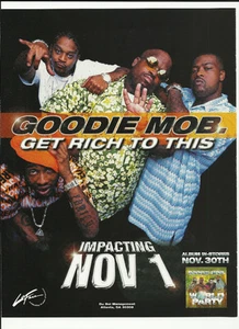 Cee Lo Green GOODIE MOB & LIL WAYNE Trade AD POSTER for world CD Gnarls Barkley - Picture 1 of 2