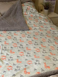 Manta de lana sherpa de lujo acurrucada grande para niños adultos talla Reino Unido - Imagen 1 de 15