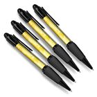 Set of 4 Matching Pen - Yellow Stars Pattern Star Design Kids #46511