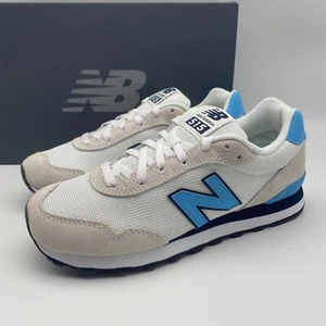 New Balance 515 V3 Zapatos Tenis Blanco/Sal Marina/Azul Costero Para Hombres Talla 7 - Imagen 1 de 6