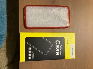 JETech Cell Phone Case iPhone XS/X Hot Pink and Clear New in Box - Zdjęcie 1 z 2