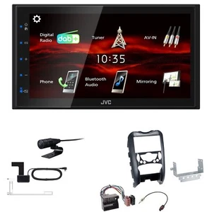 JVC KW-M180DBT 2DIN DAB+ Autoradio für MINI Clubmann ab 2007 in schwarz - Bild 1 von 5