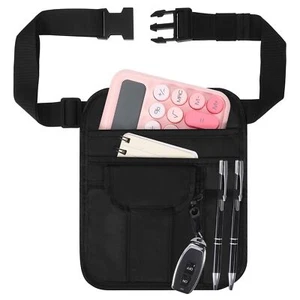 Adjustable Waist Apron for Waitresses and Servers Pouch with Pockets Work Apr... - Picture 1 of 9
