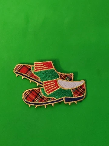 Golf Shoes Iron On Embroidered Patch Cover
