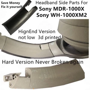 Reparatur Seitenabdeckungen Schieberegler Teil Kit Schleife für Sony MDR-1000X WH-1000XM2 Kopfhörer - Bild 1 von 17
