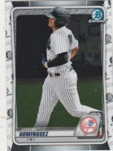 2020 Bowman Draft Jasson Dominguez Yankees Rookie #BD-151 Image Variation SSP - Bild 1 von 2