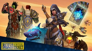 WoW Loot - Blizzcon 2018 virtual Ticket Ingame Goodies World of Warcraft Unused - Bild 1 von 10