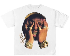 Lil Yachty Shirt, Vintage White Rap Tee, Hip Hop Graphic Print T-Shirt S-5XL - Picture 1 of 6