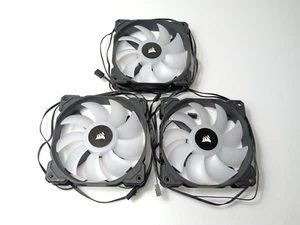 3x iCUE SP120 RGB PRO Performance Fan | Black | Corsair | C0-9050093-WW | 120mm - Afbeelding 1 van 10