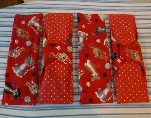 :) 4- Reusable cloth Menstrual Pads, mod-heavy flow, 9.5" long PUL waterproof - Picture 1 of 7