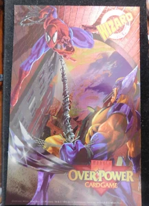 1995 wizard special edition metal print marvel over power spider man wolverine - Picture 1 of 2