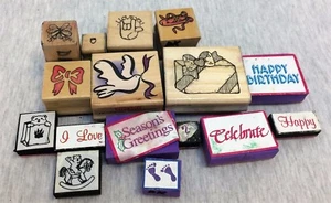 Juego de 15 estampillas de goma para fiesta de cumpleaños, etc. - Imagen 1 de 3