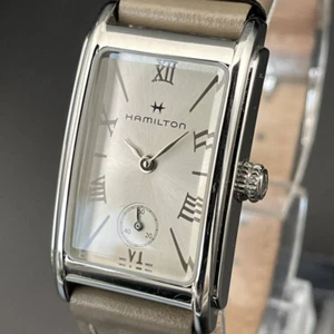 HAMILTON Ardmore H112210 Small Seconds Quartz Women Watch From JP - Picture 1 of 9