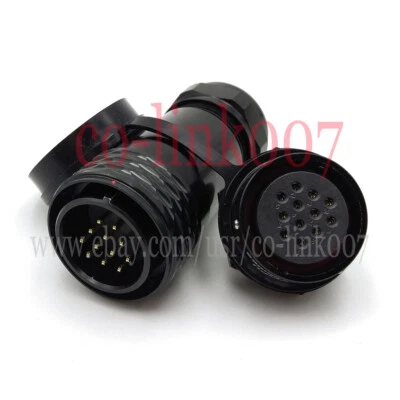 WEIPU SA28 12Pin Panel Mount Waterproof Plug Socket, Industrial Wire Connector - Image 1 of 4