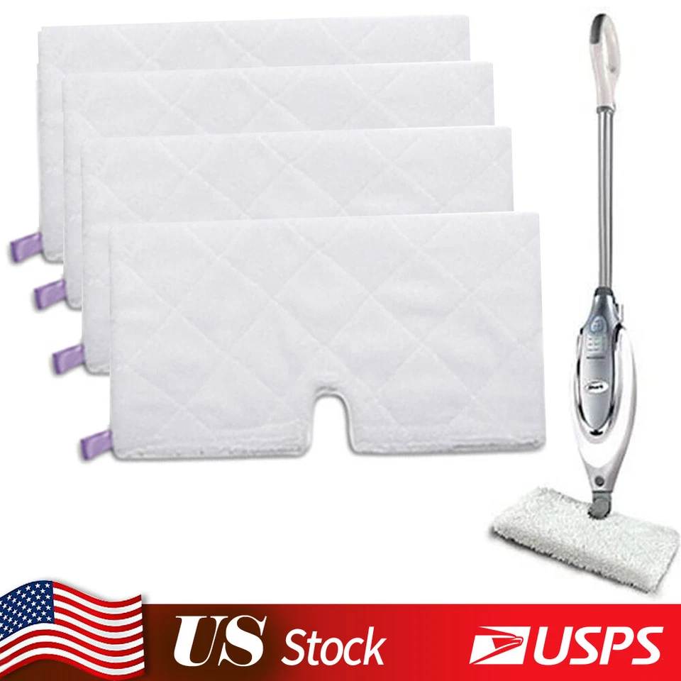 4x Mop Pad for Shark Professional Steam Pocket Mop S3601 S3601A/S/C S3801 S4601