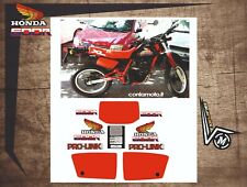 honda XL 600 R 84 moto rossa adesivi stickers