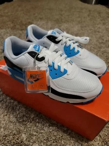 Nike Air Max 90 III -3 Laser Blue OG RETRO - Fog Grey Black - CJ6779-100 Men’s 9 - Picture 1 of 12