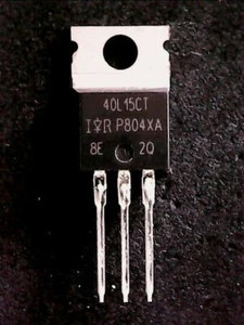 40L15CT - International Rectifier Schottky Rectifier 40A (2x20A) 15V (TO-220-3) - Picture 1 of 1