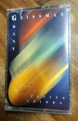 SEALED Grant Geissman, Flying Colors Cassette Tape 1991 JAZZ guitar - Image 1 of 2