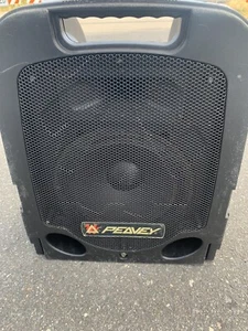 Peavey 10” Woofer 2-Way Speaker Black 18" Tall For Parts Only For Guitar - Picture 1 of 12