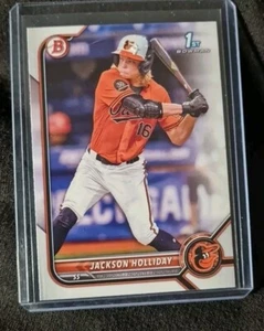 Bowman Draft 2022 Jackson Holliday 1st Prospect Baltimore Orioles #BD-168 - Foto 1 di 2