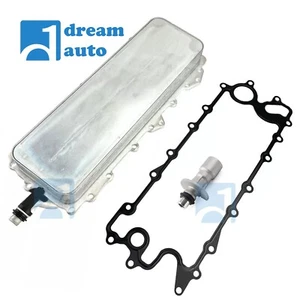 Engine Oil Cooler w/Gasket &Pipe Upgrade For Land Rover Jaguar 5.0L Supercharged - Foto 1 di 7