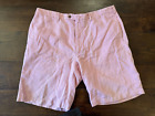 Loro Piana pantaloncini corti shorts bermuda in lino/cotone Colore rosa 56 IT