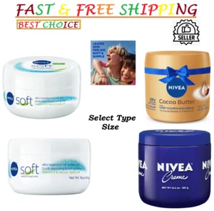 NIVEA Creme Body, Face and Hand Moisturizing Cream, ( Select Type & Size ) - Picture 1 of 16