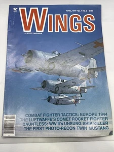Wings Magazine April 1977 Vol. 7 No. 2 Combat Fighter Tactics Sentry - Picture 1 of 3