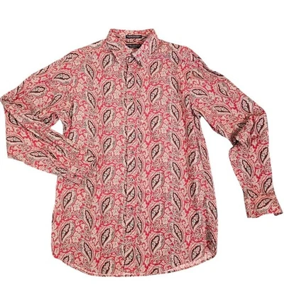 Daniel Cremieux Men's Dress Shirt L Paisley Long Sleeve Casual Slimming GQ Sharp - Image 1 of 4