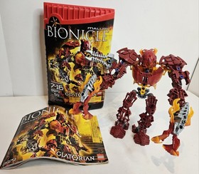 LEGO Bionicle 8979 - Malum - 100% Complete - Glatorian 2009 - Box & Manual *Read