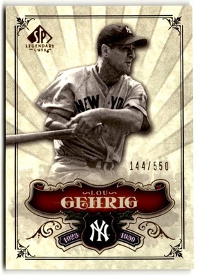 Lou Gehrig 2006 SP Legendary Cuts /550 #191 New York Yankees - Image 1 of 2
