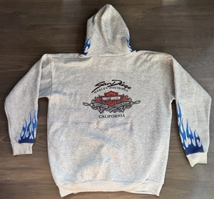 Harley Davidson 2006 Blue Flame California Sweatshirt Size XXL - Picture 1 of 15