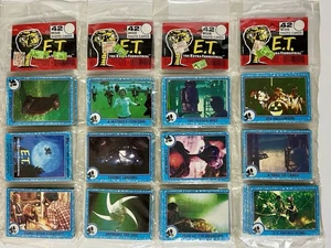 1982 Topps E.T. Movie Extra Terrestrial 4 Sealed Packs of 42 Trading Cards 168 - Picture 1 of 3