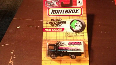 1993 Matchbox Volvo Container Truck Cool Paint Co. #1723     #A4 - Image 1 of 4