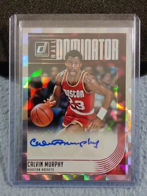 2018-19 DONRUSS HALL DOMINATOR CALVIN MURPHY AUTO #'D 09/99 HOUSTON ROCKETS - Image 1 of 2