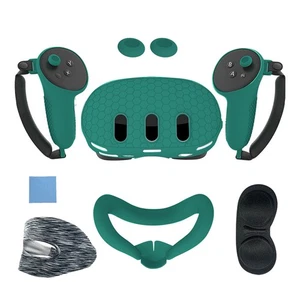 Custodia Protettiva in Silicone per Cuffie Meta VR, Copricapo Viso, Occhi 9479 - Foto 1 di 7