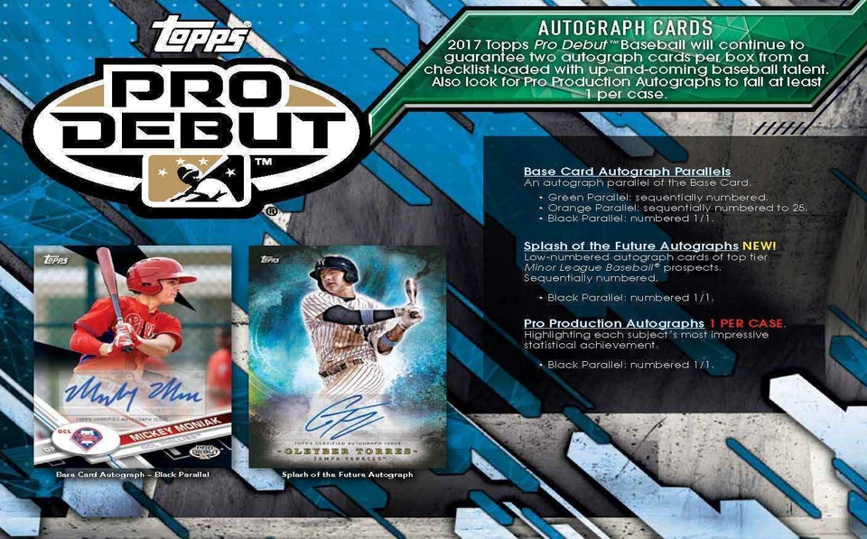 2017 TOPPS PRO DEBUT LOT PROSPECT AND ROOKIE LOTS RC ALL LISTED YOU PICK - Image 1 of 1