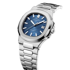 Orologio Uomo Meccanico Automatico Japan Miyota Movimento Hardlex Vetro Impermeabile - Foto 1 di 13