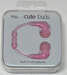 iHip Cute Buds Wired Earbuds w/ Built-in Microphone / Pause Play - Picture 1 of 2