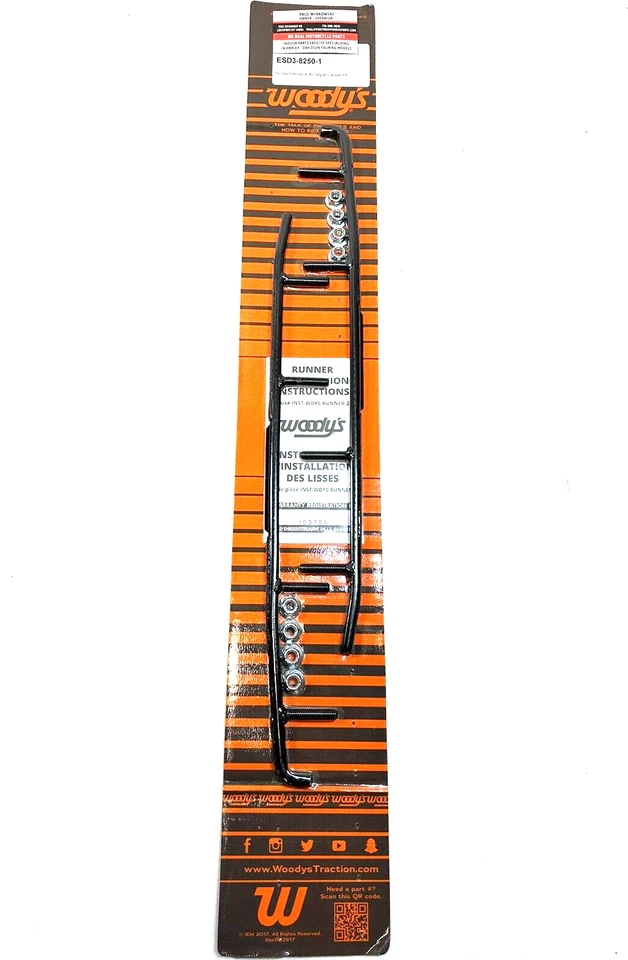 4-дюймовые твердосплавные бегуны Woodys Trail Blazer 99-02 MXZ 500 600 700 Ski-Doo - ESD3-8250 - Изображение 1 из 4