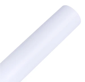 Rollo de vinilo autoadhesivo blanco mate plástico trasero pegajoso para Cricut Craft - Imagen 1 de 1
