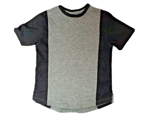 MTA Sport Jungen T-Shirt grau schwarz kurzarm sportlich Small 6-7 Mesh - Bild 1 von 12