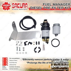 Sakura Fuel Manager Diesel Pre-Filter Separator Kit for Ford Ranger PX P4AT P5AT - Picture 1 of 3