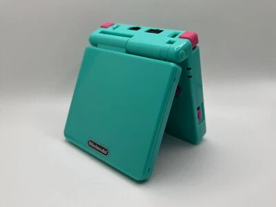 Nintendo Gameboy Advance SP | Modded | 3.0 IPS Display | Cotton Candy Shell - Image 1 of 4